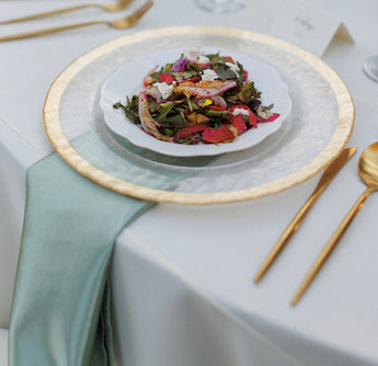 Sage Green Shantung Silk Napkin