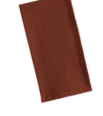 Terracotta Fringe Napkin