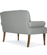 Grey Tufted Settee