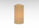 6x12 Ivory Soft Touch Flameless LED Pillar Candle