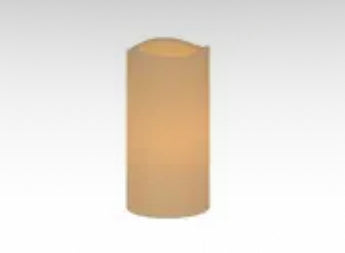 6x12 Ivory Soft Touch Flameless LED Pillar Candle