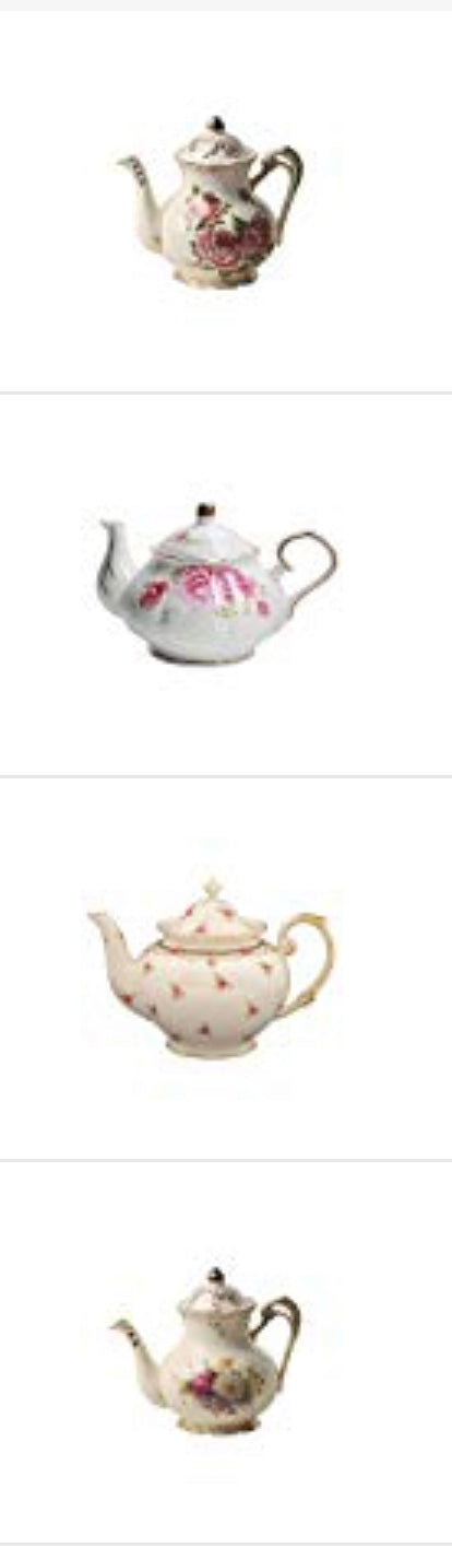 Mismatched Tea Pots