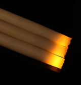 9” LED Real Wax Taper Candles