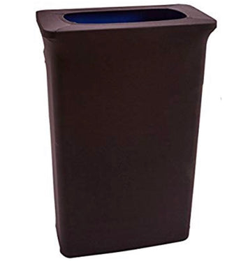 Slim Jim - 23 Gallon - Black Spandex Trash Can Cover