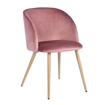 Blush Velvet Accent Chairs