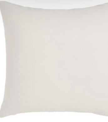 Light Ivory Velvet Accent Pillow