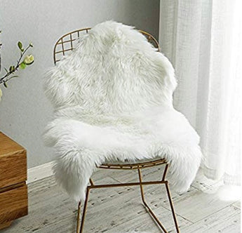 Sheepskin Chair Cover, Seat Cushion 2’ x 3’
