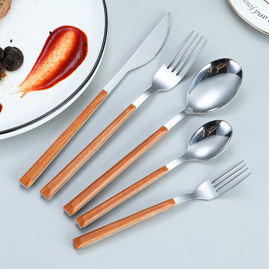 Wood Inspired Flatware Collection