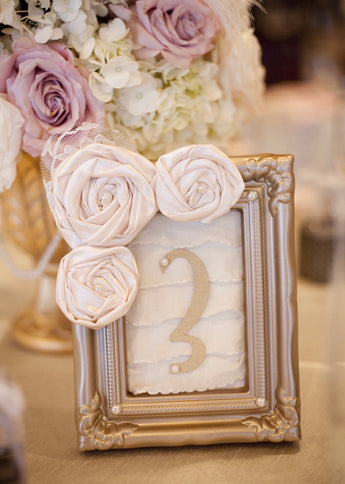 Champagne Table Numbers 1-13