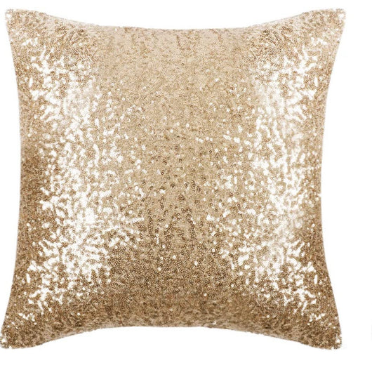 Light Gold Sequin Pillow