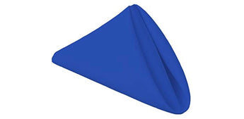 17” x 17” Royal Blue Polyester Napkins