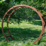 Wood Circle Arch