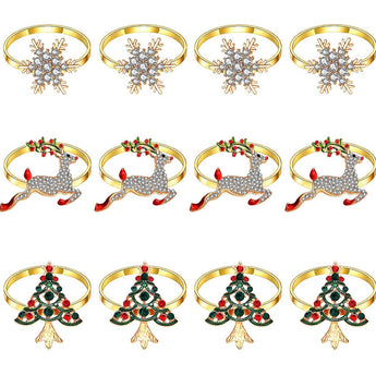 Assorted Christmas Napkin Rings
