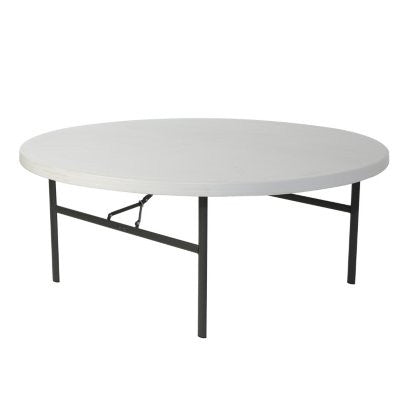 60” Round Resin Table (Seat 8-10)
