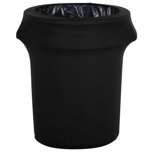 32 Gallon Black Spandex Trash Can Cover