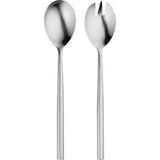 Slotted Rush Silver Serving Spoon