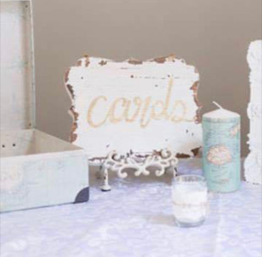 Shabby Chic Cards Sign