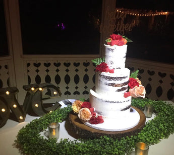 Tree Stump Cake Stand