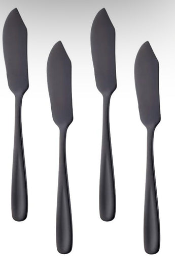 Matte Black Butter Knife / Cheese Spreader