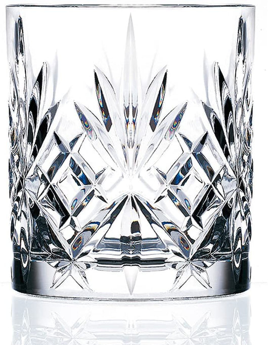 9oz Crystal Melodia Double Old Fashioned Glass