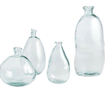 Clear Assorted Barcelona Vases