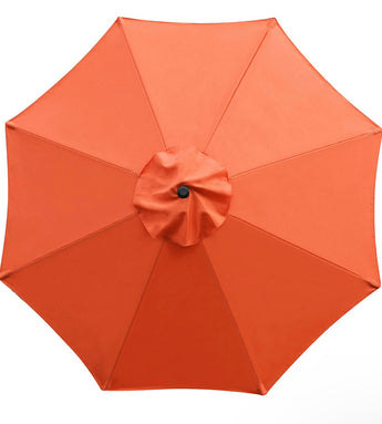 Orange 9' Market Umbrella