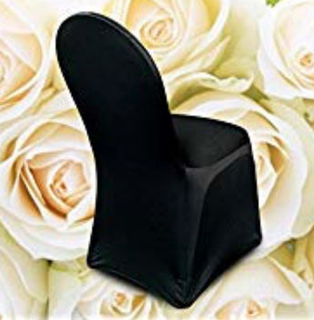 Black Spandex Banquet Chair Cover