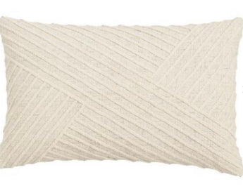 Ivory Angled Lumbar Pillow