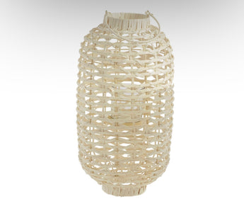 White Wicker Lantern