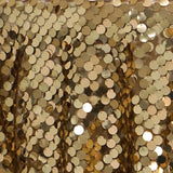 120” Big Payette Gold Sequin Table Drape