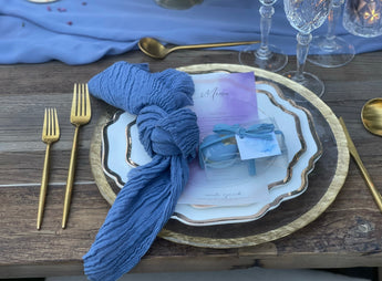 Blue Gauze Napkin
