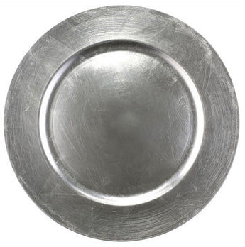 13” Silver Charger Plate