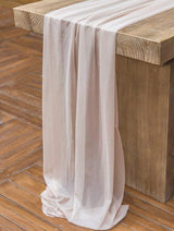 Nude Sheer Table Runner