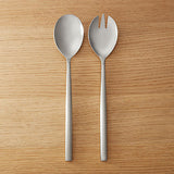 Slotted Rush Silver Serving Spoon