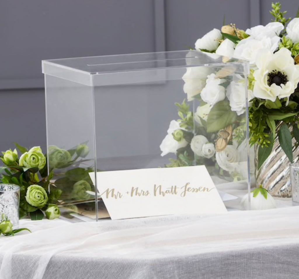 Acrylic Card Box 3 Little Birds Event Planning