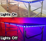 White Board LED Beer Pong Table