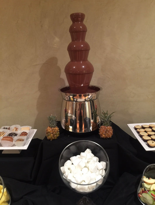 4 tier chocolate fountain