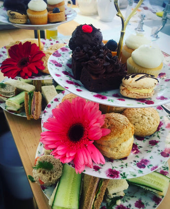 3 Tier Floral Tea Trays