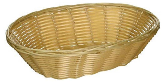 9.5” Woven Natural Colored Bread Basket