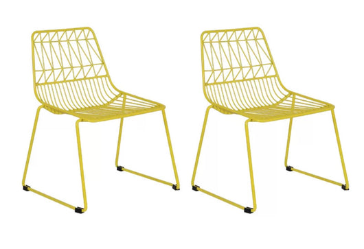 Yellow Wire Kids Chair