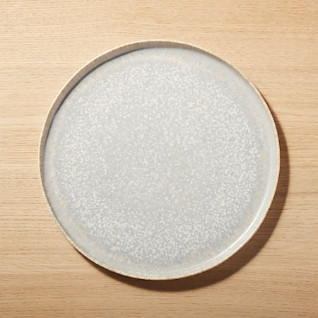 Drift Gray Modern Dinner Plate