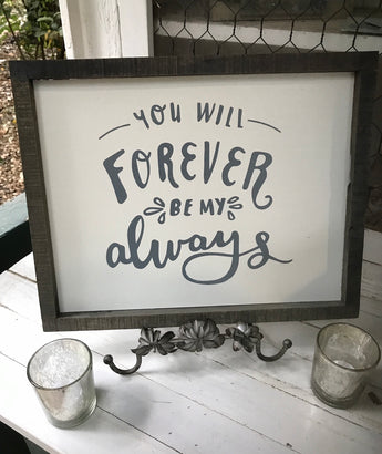 Small Shabby Chic Floral Table Top Easel