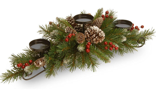 Holiday Pinecone Centerpieces