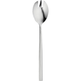 Slotted Rush Silver Serving Spoon