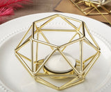 Gold Geometric Tea Light Holders