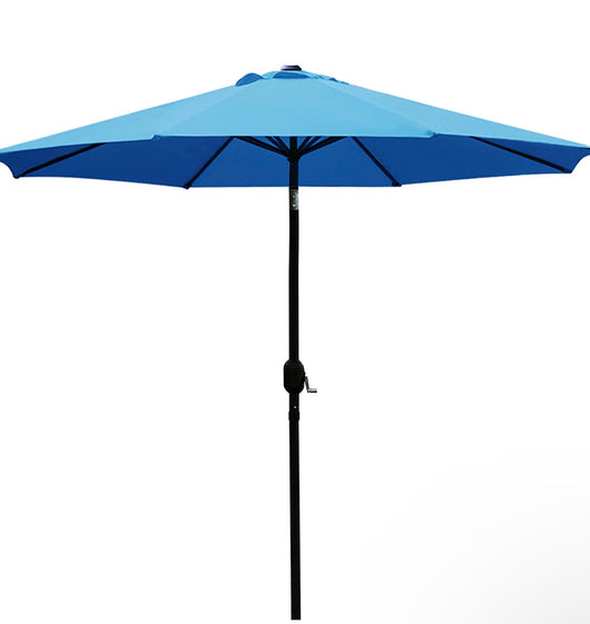 Blue 9' Market Umbrella