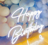28" Happy Birthday Neon Sign