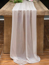 Nude Sheer Table Runner