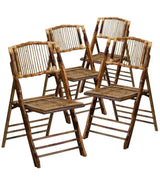 Bamboo Wood Folding Chair