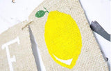 Burlap Lemonade Banner